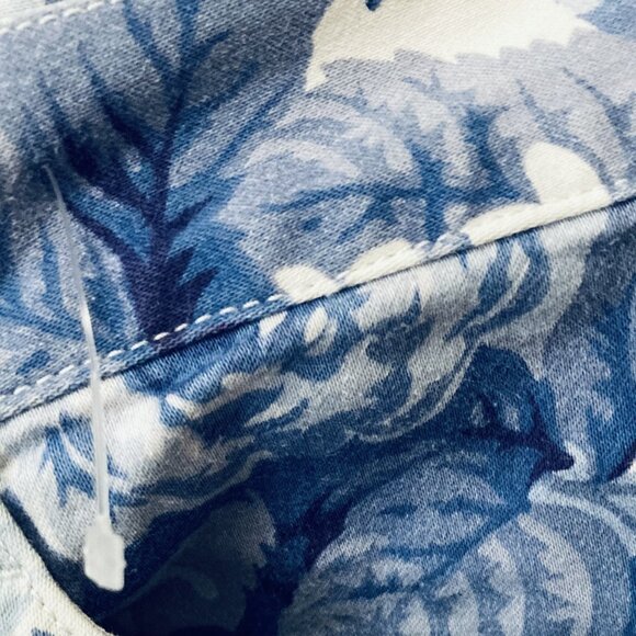 Lauren (Ralph) Jeans 8P Blue & White Floral - Picture 9 of 12